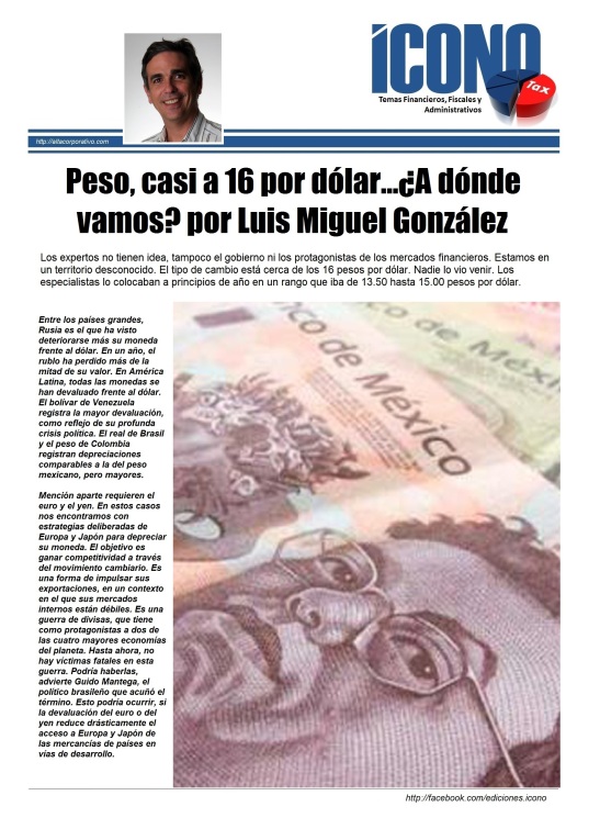 Devaluaciones en México 2015